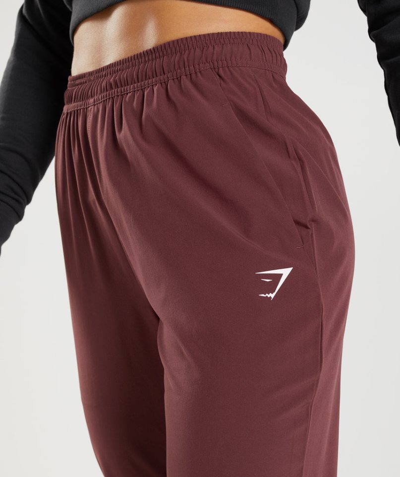 Women's Gymshark Training Woven Jogger Dark Brown | NZ 9XZISU